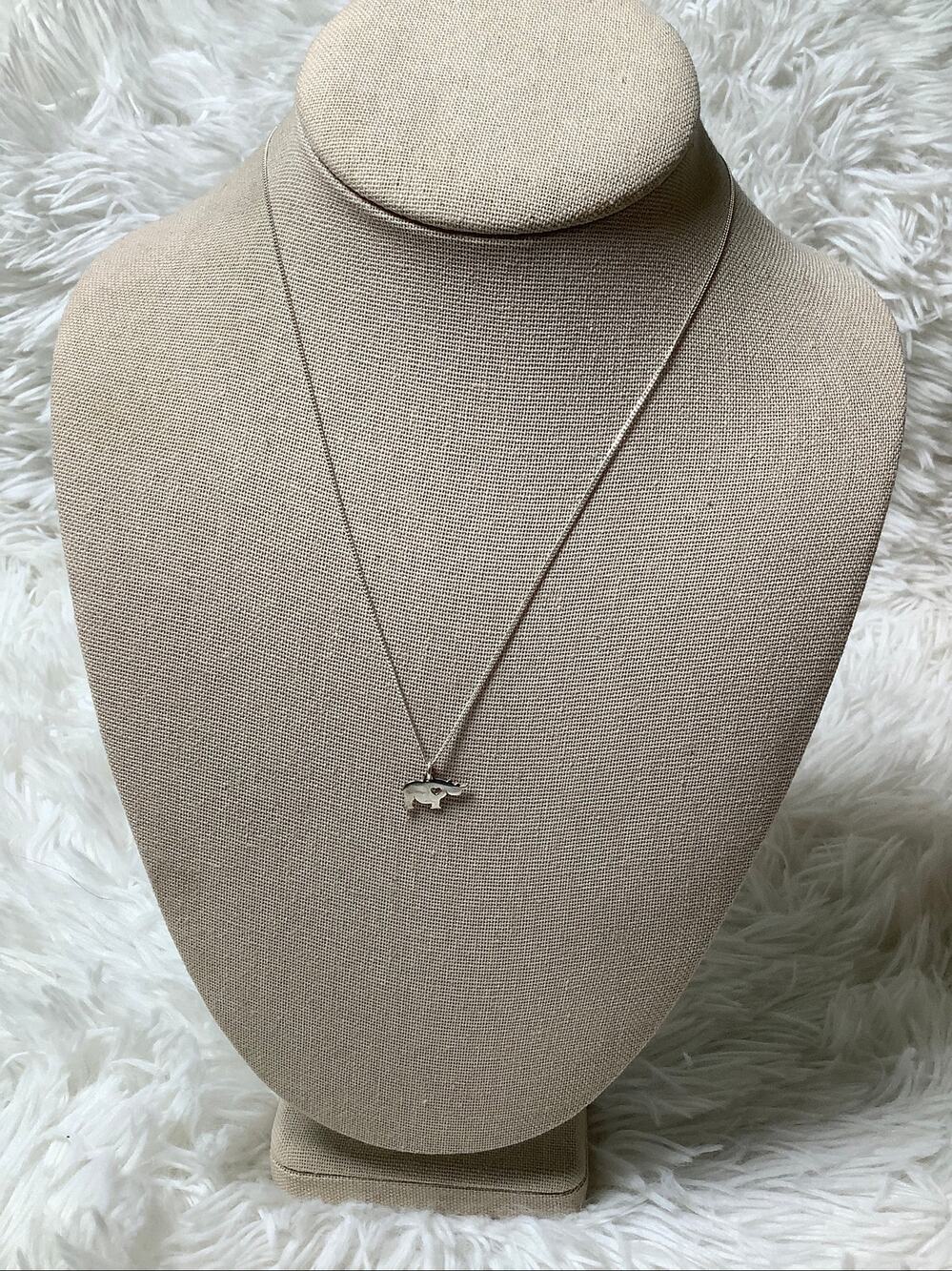 Cheetah Plains 925 Sterling Silver Chain Rhino Pendent Necklace Italy A13-34